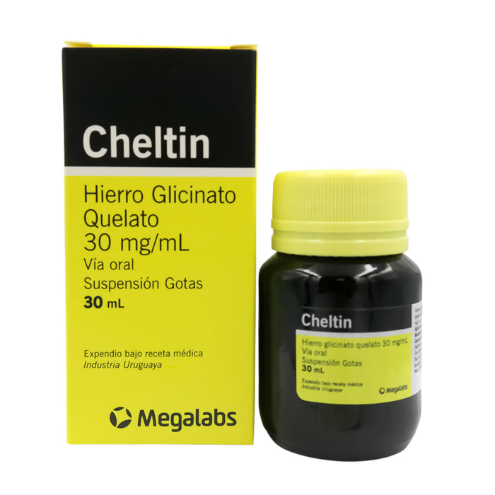 Cheltin 30Mg Ml Gotas X 30Ml Hierro Glicinato