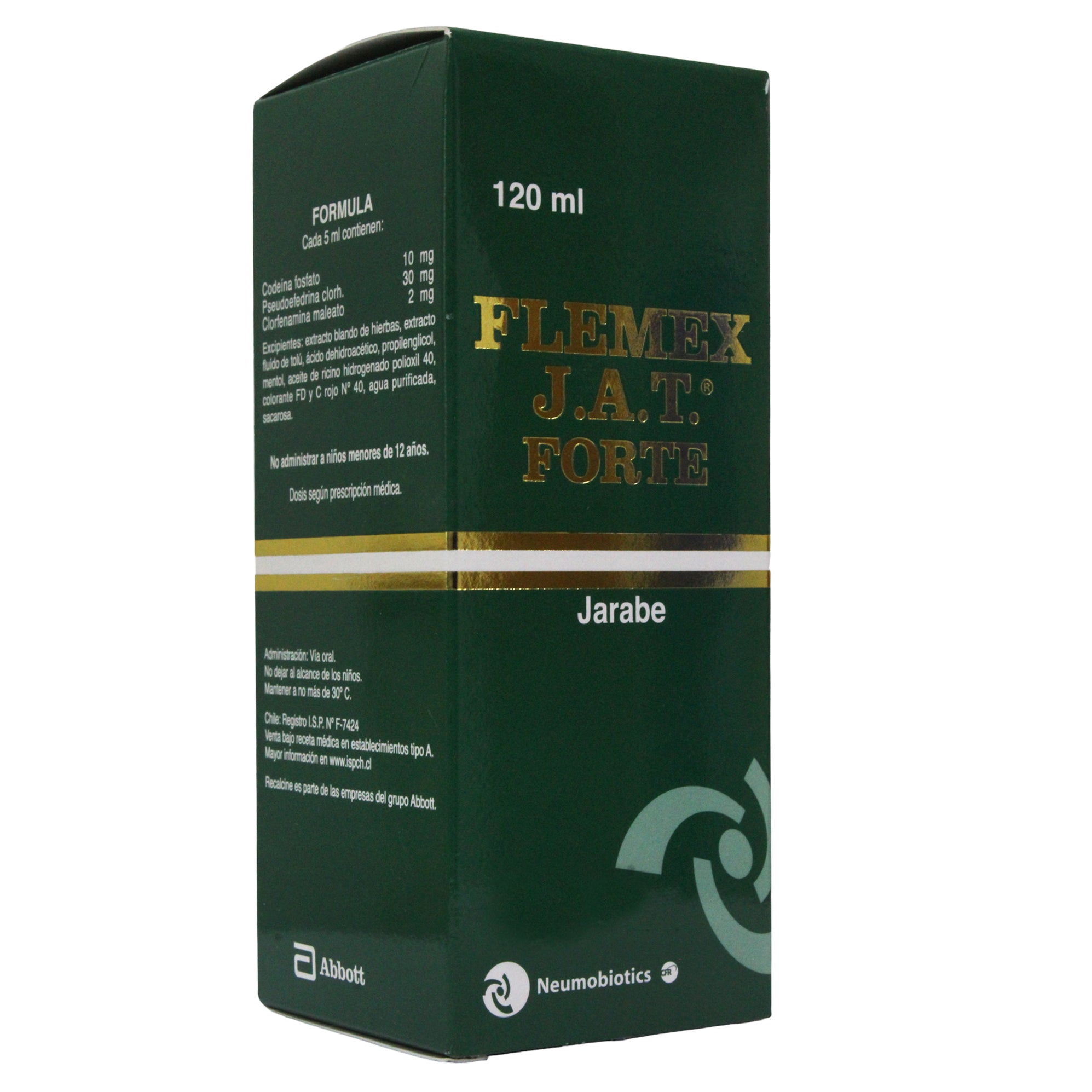 Flemex Jat Forte Jarabe X 120Ml— Farmacorp