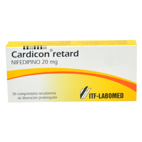 Cardicon Retard 20Mg Nifedipino X Tableta