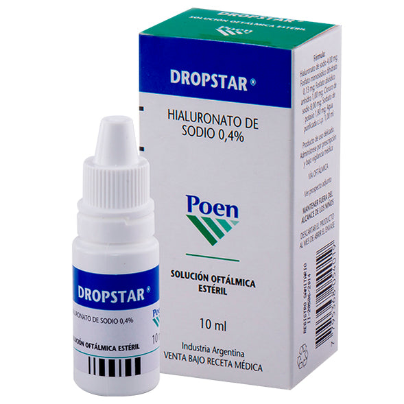 Dropstar Dropstar Lc 0.4% Colirio X 10Ml Hialuronato Sodio— Farmacorp