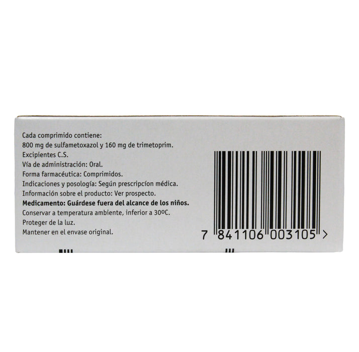 Bactrim Forte 800/160Mg X 10 Comp Sulfametoxazol/Trimetoprim