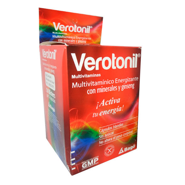 Verotonil Multivitamina Minerales X Capsula Blanda