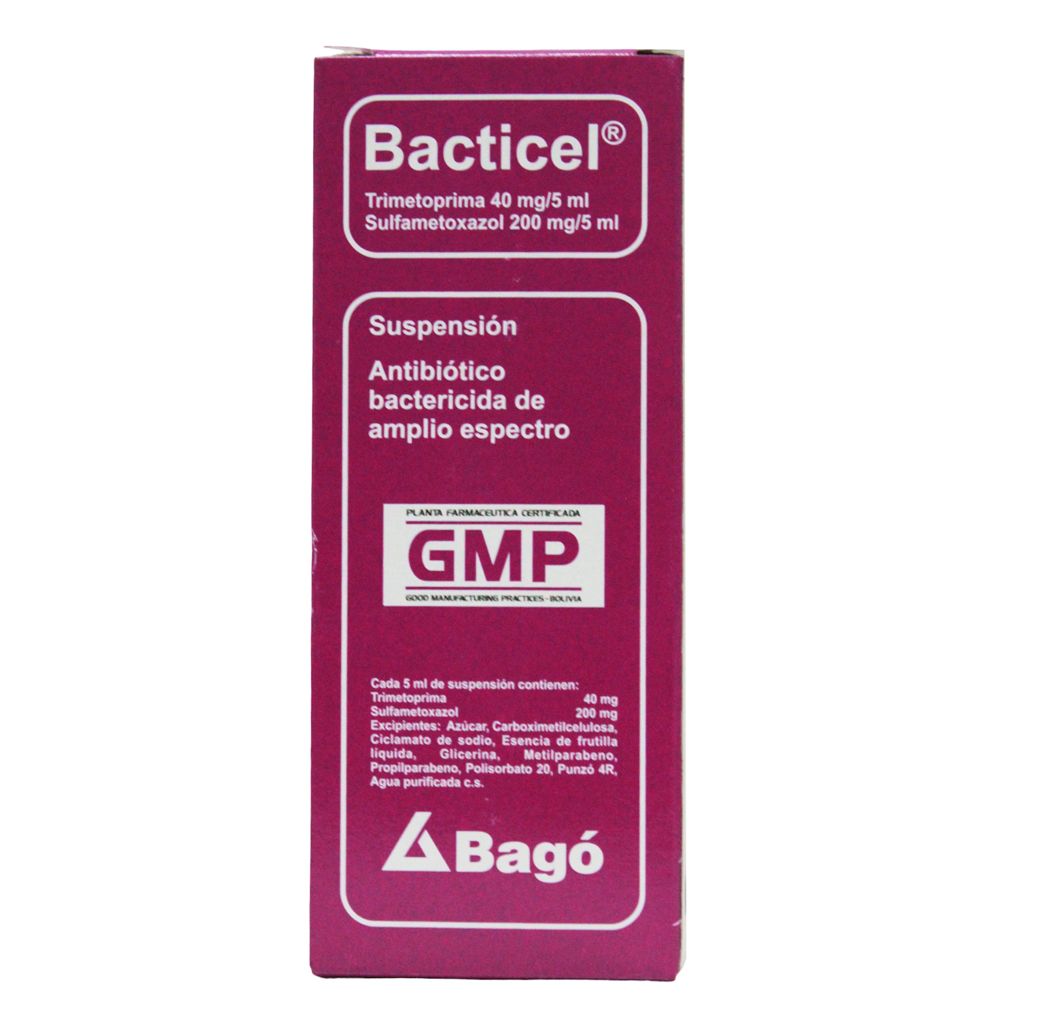 Bacticel Bacticel Susp X 100Ml Sulfametoxazol Trimetoprim— Farmacorp