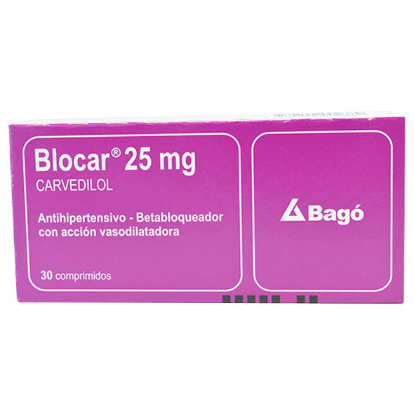 Blocar 25Mg Carvedilol X Tableta
