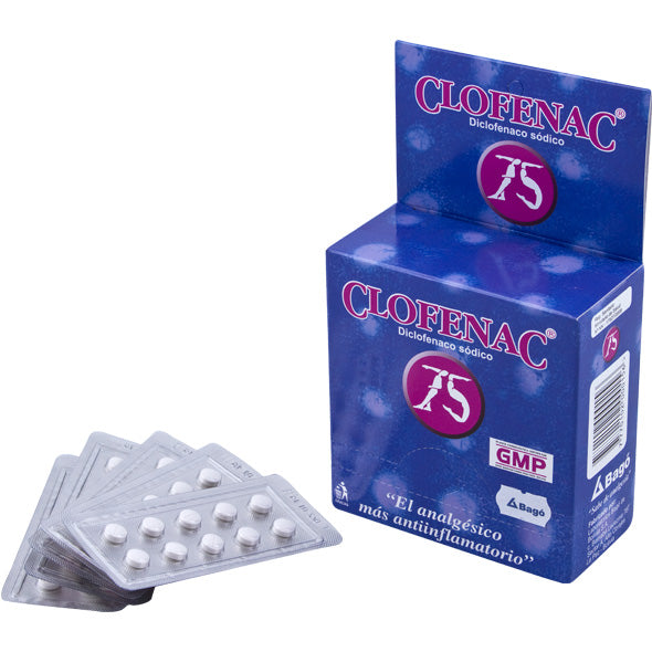 Clofenac 75Mg Diclofenaco Sodico X Tableta