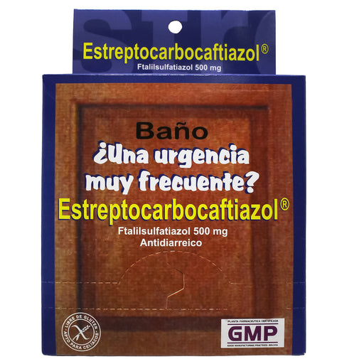 Estreptocarbocaftiazol Nf Ftalilsulfatiazol 500Mg X Tableta