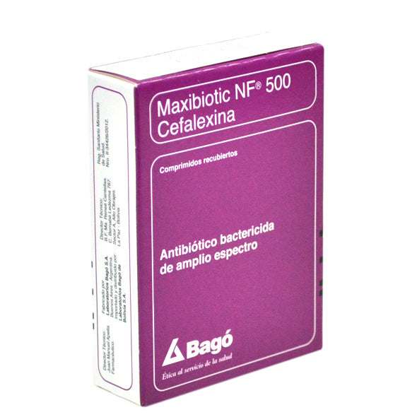 Maxibiotic 500Mg Cefalexina X Tableta