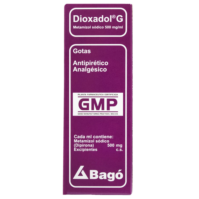 Dioxadol G 500Mg Dipirona X 20Ml