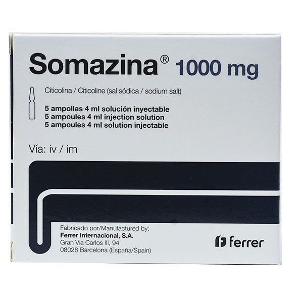 Somazina 1000Mg Citicolina X Ampolla