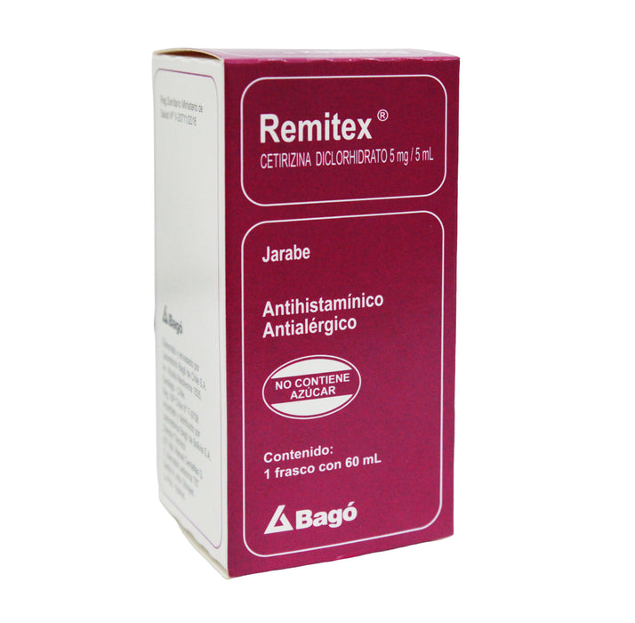 Remitex 5Mg 5Ml Jbe X 60Ml Cetirizina