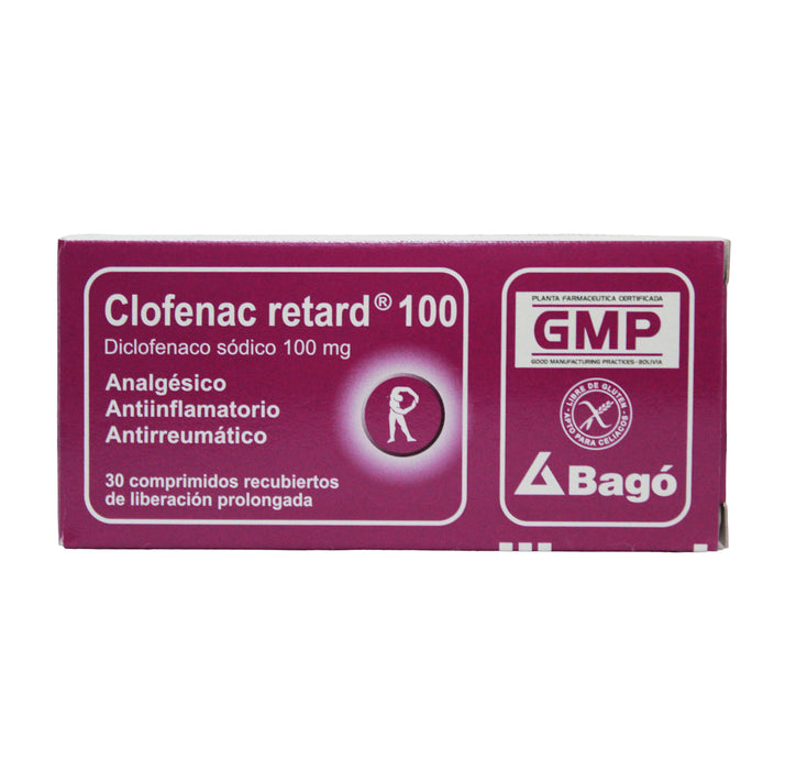 Clofenac Retard Diclofenaco Sodico 100Mg X Tableta