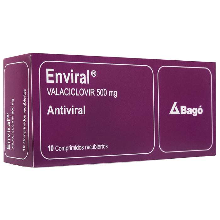 Enviral 500Mg Valaciclovir X Tableta