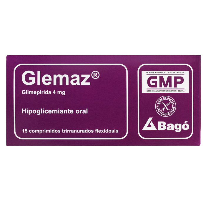 Glemaz 4Mg Glimepirida X Tableta