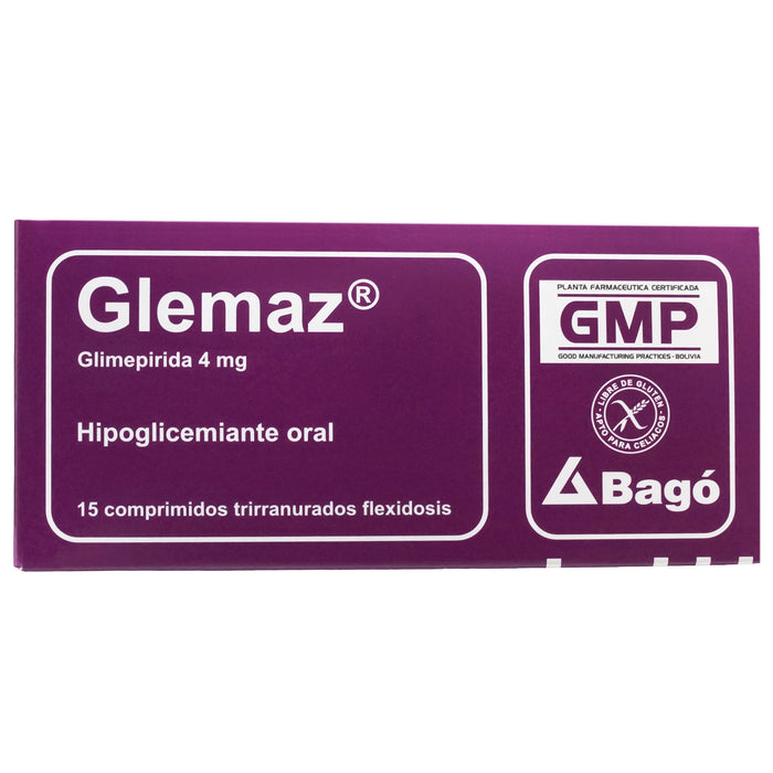 Glemaz 4Mg Glimepirida X Tableta