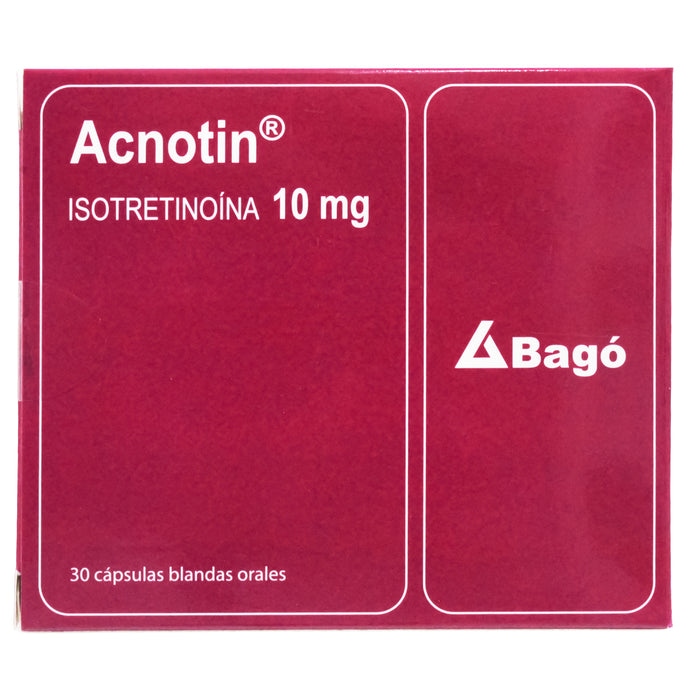 Acnotin 10Mg Isotretinoina X Capsula Blanda