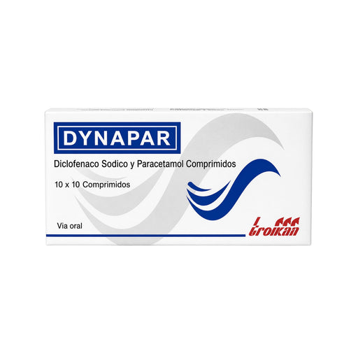 Dynapar Diclofenaco 50Mg Paracetamol 500Mg X Comprimido