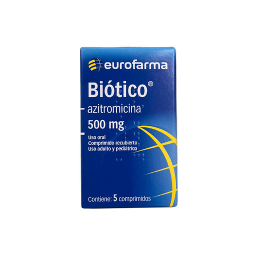 Biotico Azitromicina 500Mg X Comprimido