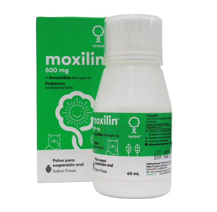Moxilin Amoxicilina 500Mg 5Ml X 60Ml