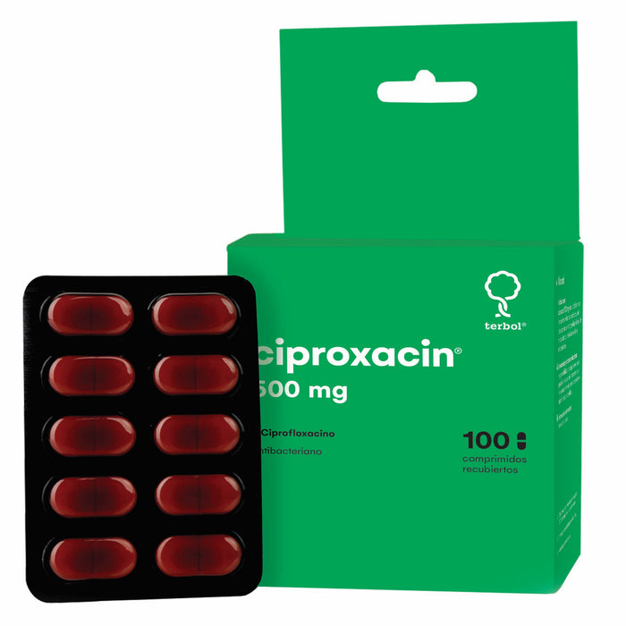 Ciproxacin 500Mg Ciprofloxacina X Tableta