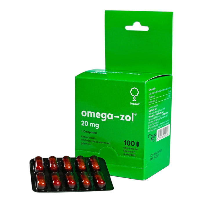 Omega-Zol 20Mg Omeprazol X Capsula