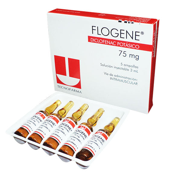 Flogene Diclofenaco Potásico 75Mg X Ampolla