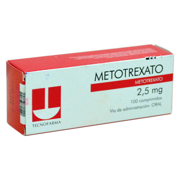 Metotrexato 2.5Mg X Tableta