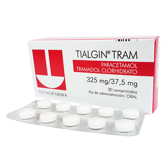 Tialgin Tram Paracetamol 325Mg Y 37.5Mg Tramadol X Tableta