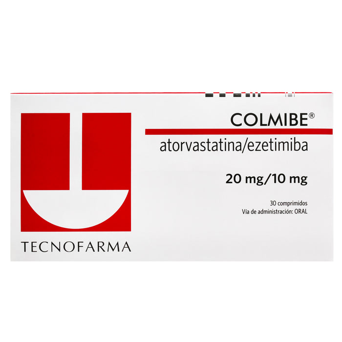 Colmibe Atorvastatina 20Mg Y Ezetimiba 10Mg X Tableta