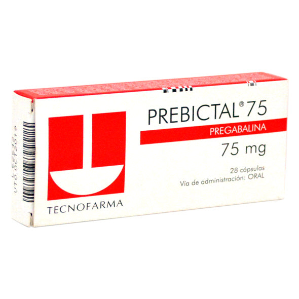 Prebictal 75 Y 75Mg Pregabalina X Capsula