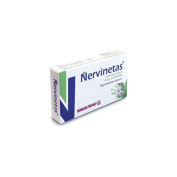 Nervinetas Valeriana 187.5Mg Y Lupulo 45Mg X Gragea