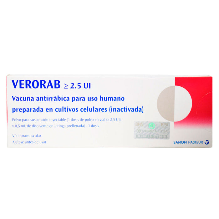 Verorab Vacuna Antirrabica X Ampolla+Jeringa