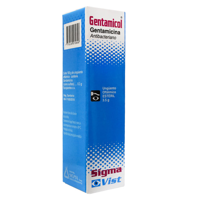 Gentamicol Gentamicina 0.3 Unguento Oftalmico X 3.5G