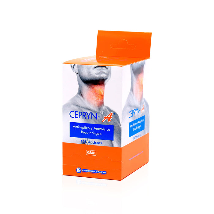 Cepryn-A Trociscos Cetilpiridinio Cloruro 2.5Mg Y Benzocaina 1.5Mg X Tableta