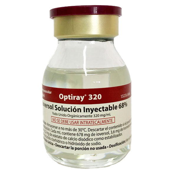 Optiray Ioversol 320Mg Con Jeringa Prellenada X Ampolla