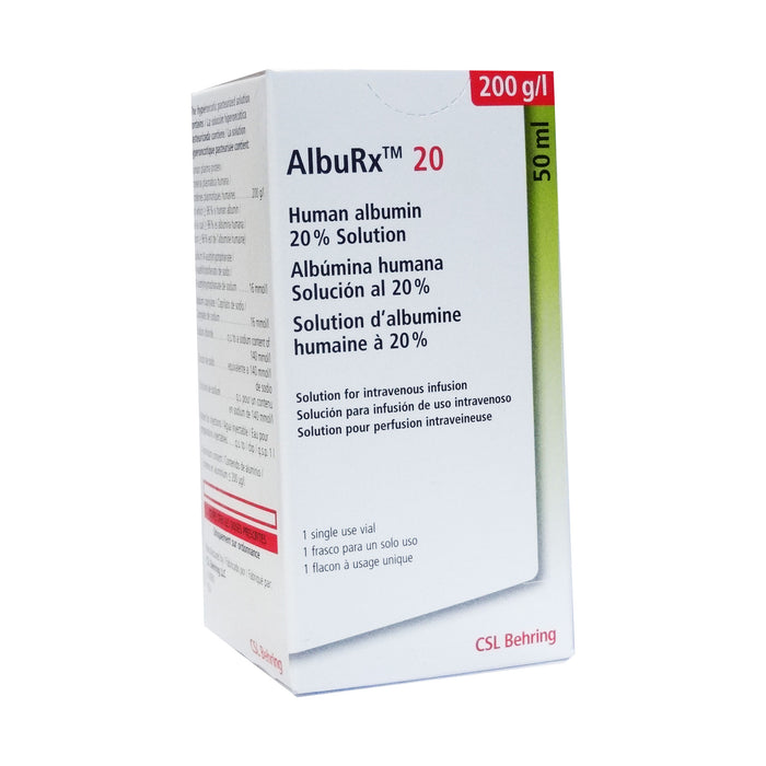 Alburx Albumina Humana 0.2 X Ampolla— Farmacorp