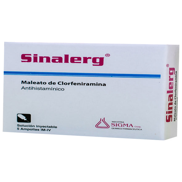 Sinalerg 10Mg Clorfeniramina X Ampolla