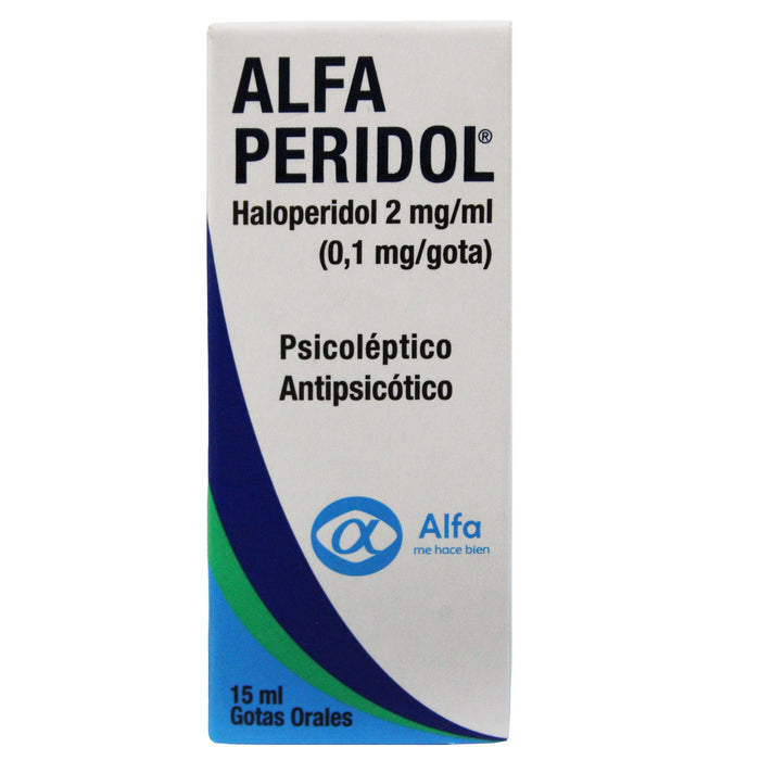 Alfa Peridol 2Mg Ml Gotas X 15Ml Haloperidol