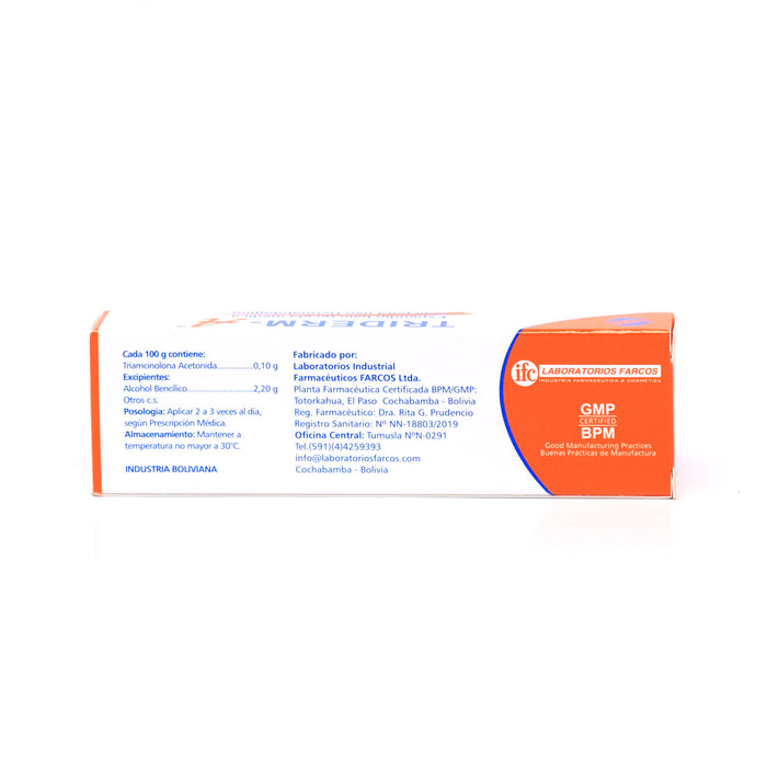 Triderm-A Triamcinolona Acetonida 0.001 Crema X 15G