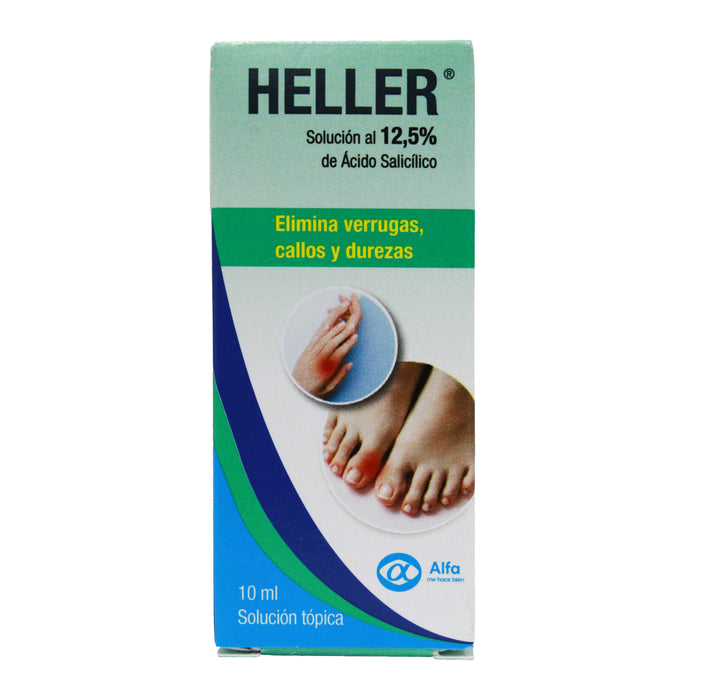 Callicida Heller 12.5% Sol Topica X 10Ml