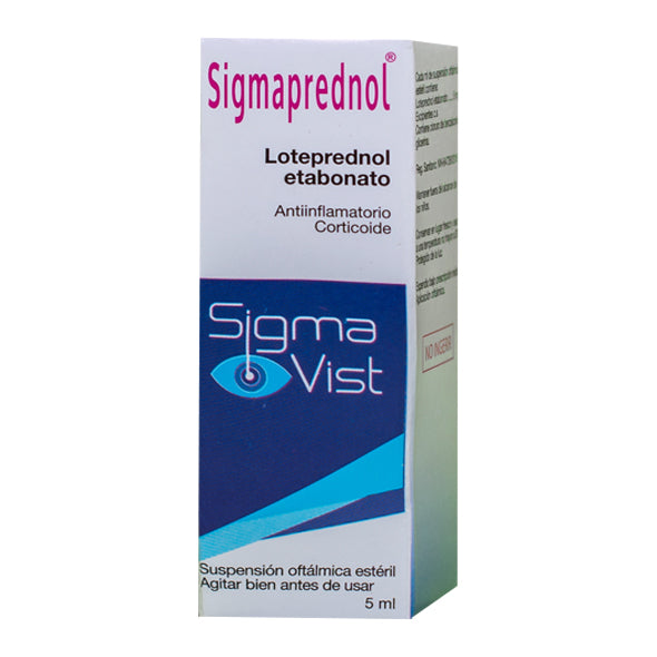 Sigmaprednol 0.5% Colirio X 5Ml Loteprednol