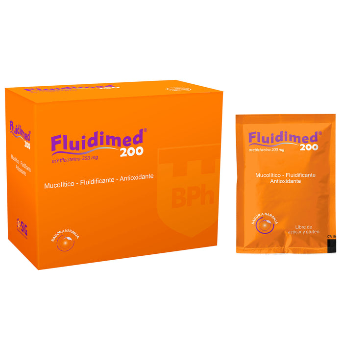 Fluidimed Adulto 200Mg Acetilcisteina X Sobre