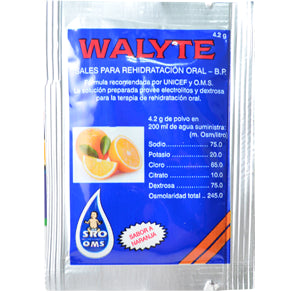 Walyte Sales Para Rehidratación Oral Naranja 4.2G X Sobre