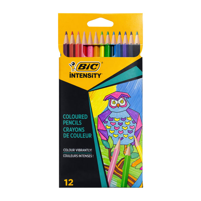 Lápices Bic De Colores Intensity 12 Pzas