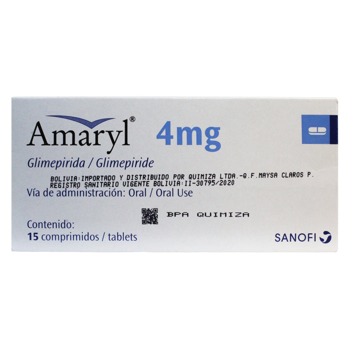 Amaryl 4Mg Glimepirida X Tableta