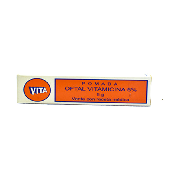 Oftal Vitamicina Cloranfenicol 0.05 Unguento Oftalmico X 5G