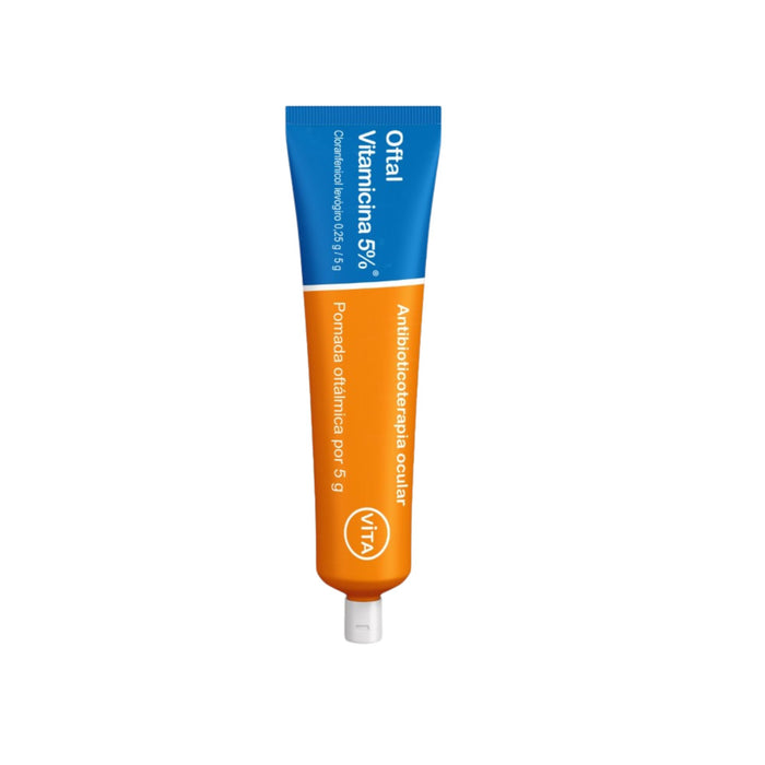 Oftal Vitamicina Cloranfenicol Colirio 5% X 10Ml