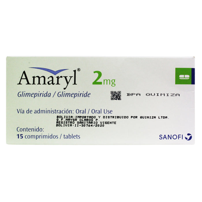 Amaryl 2Mg Glimepirida X Tableta