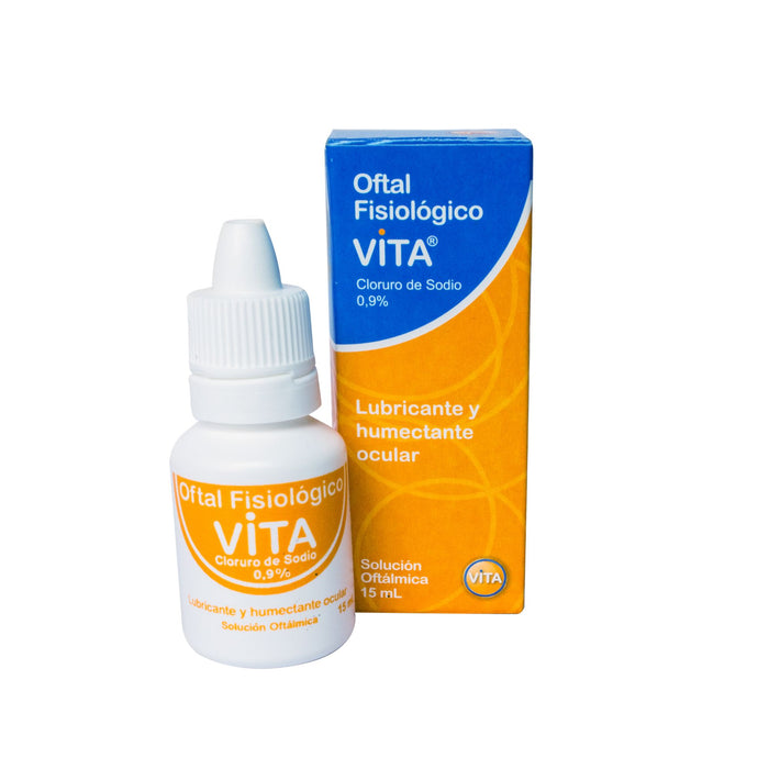 Oftal Fisiológico Vita 0.9% Colirio Clorur Sodio X 15Ml
