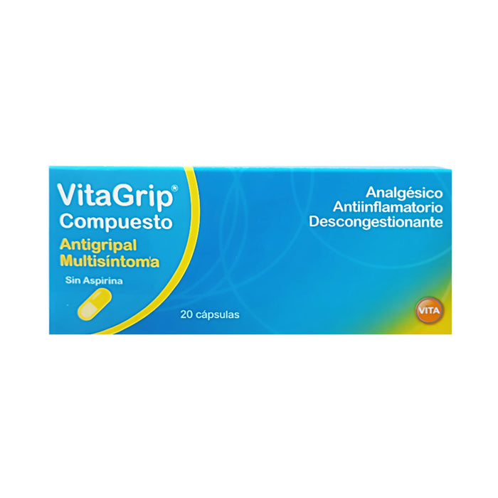 Vitagrip Compuesto Sin Aspirina X Capsula