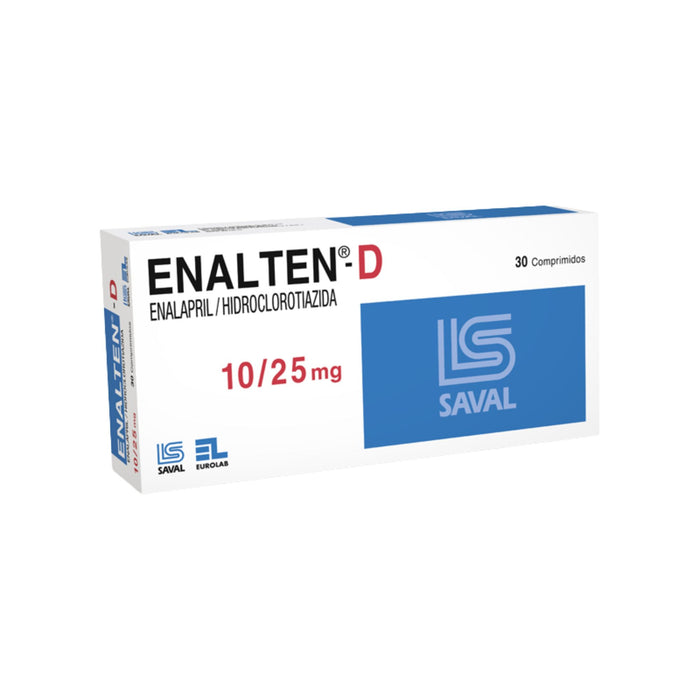 Enalten D 10Mg Enalapril 25Mg Hidroclorotiazida X Comprimido